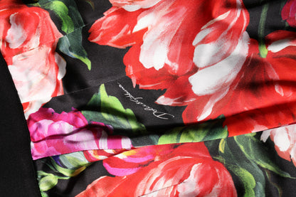 Dolce &amp; Gabbana – Leggings mit mehrfarbigem Blumenmuster und Stretchbund