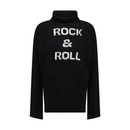 Zadig & Voltaire Black Merino Wool Sweatshirt