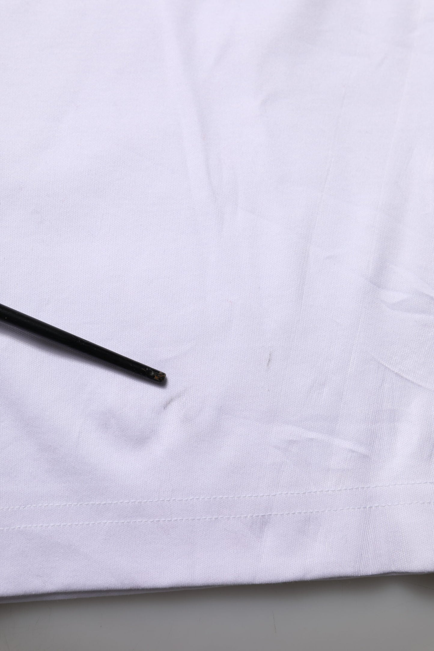 Dolce &amp; Gabbana – Weißes Baumwoll-T-Shirt mit Rundhalsausschnitt und grafischem Print