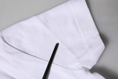 Dolce &amp; Gabbana – Weißes T-Shirt aus Baumwolle mit kurzen Ärmeln und Rundhalsausschnitt