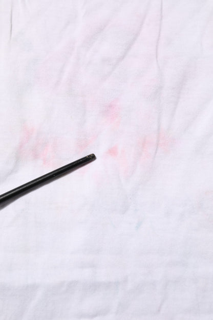 Dolce &amp; Gabbana Weißes, ärmelloses Rundhals-Top aus bedruckter Baumwolle