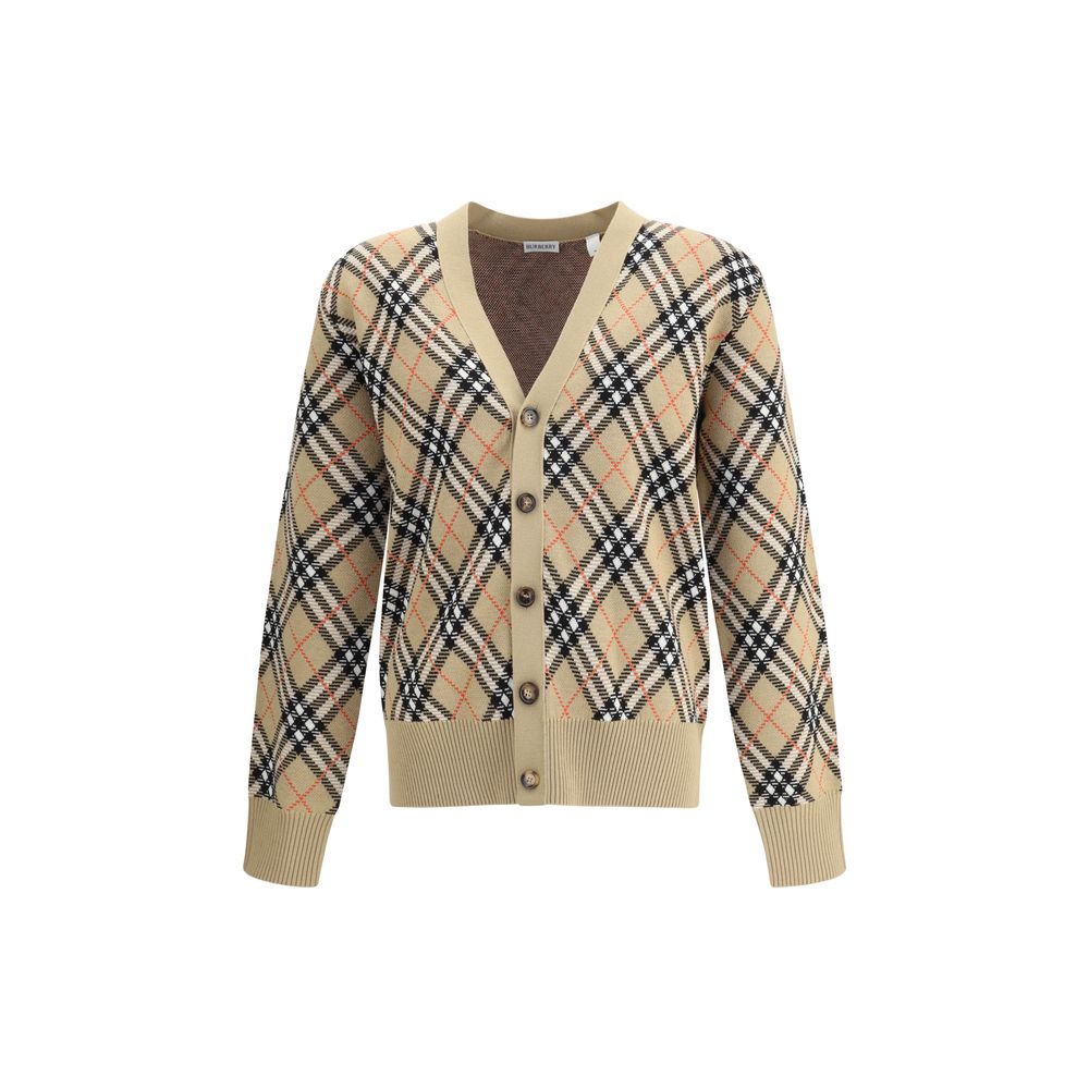 Burberry Archive Karierter Wollcardigan