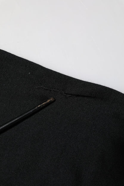 Dolce &amp; Gabbana Schwarzer Kaschmirpullover mit Rundhalsausschnitt für Herren