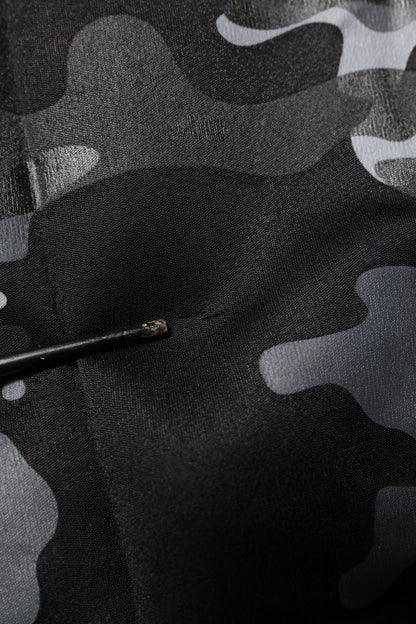 Dolce &amp; Gabbana Schwarzer Camouflage-Pullover