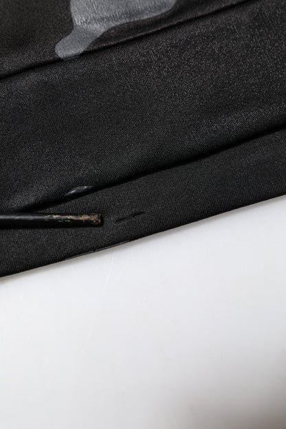 Dolce &amp; Gabbana Schwarzer Camouflage-Pullover