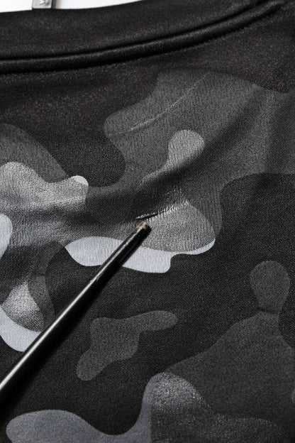 Dolce &amp; Gabbana Schwarzer Camouflage-Pullover