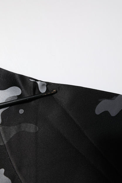 Dolce &amp; Gabbana Schwarzer Camouflage-Pullover