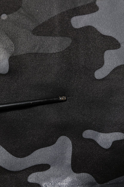 Dolce &amp; Gabbana Schwarzer Camouflage-Pullover