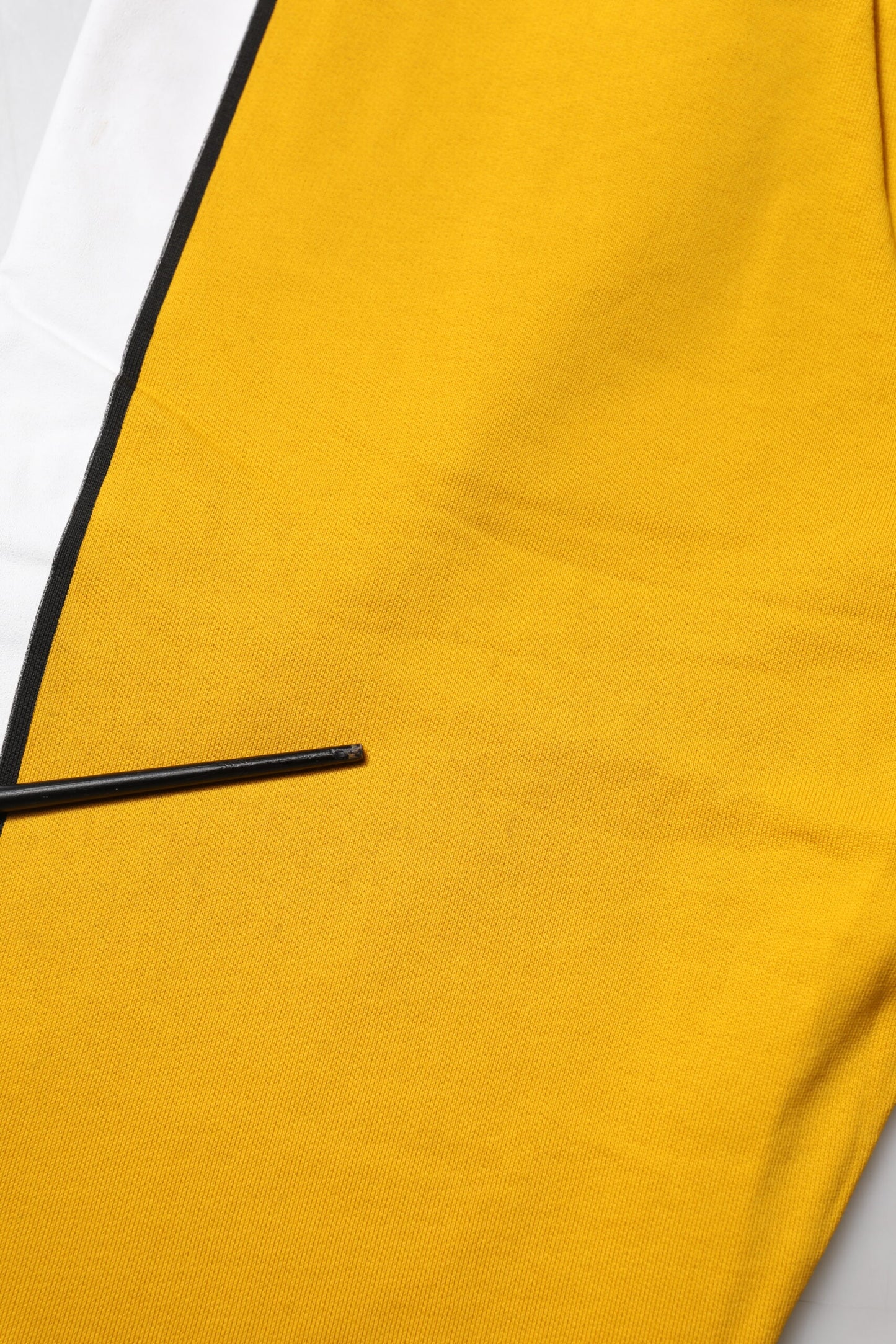 Dolce &amp; Gabbana – Jogginghose aus gelber Baumwolle