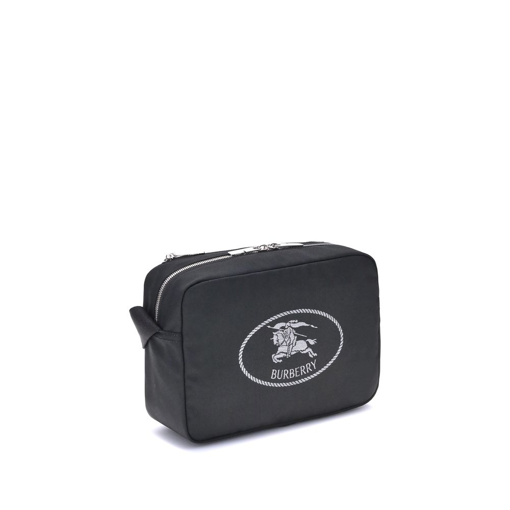 Burberry Black Polyester Shoulder Bag