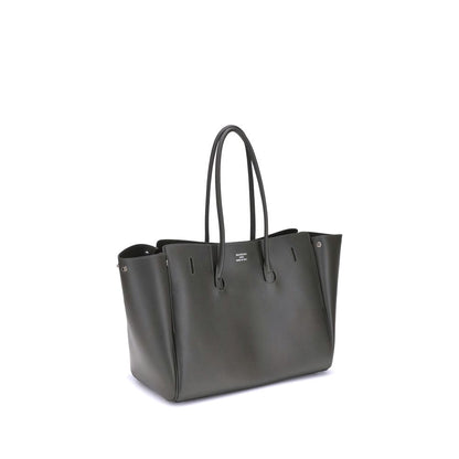 Balenciaga Schultertasche aus schwarzem Kalbsleder Bos Taurus