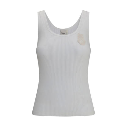 Chloé – Geripptes Jersey-Top