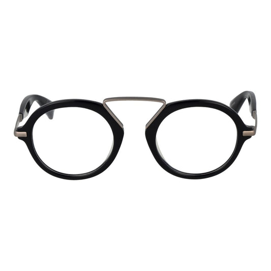 Yohji Yamamoto Schwarze Herren-Brillenfassung