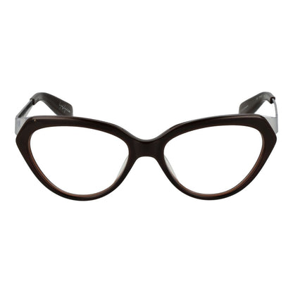 Yohji Yamamoto Braunes Unisex-Brillengestell