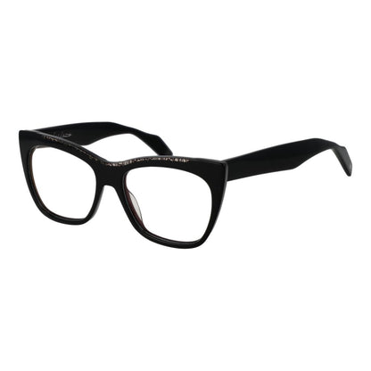 Yohji Yamamoto Schwarze Herren-Brillenfassung