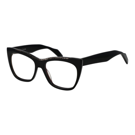 Yohji Yamamoto Schwarze Herren-Brillenfassung