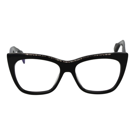 Yohji Yamamoto Schwarze Herren-Brillenfassung