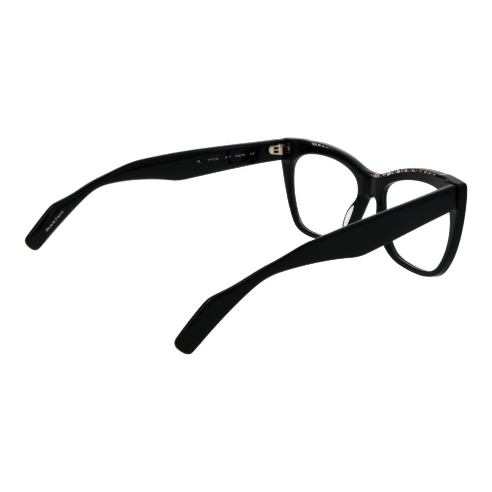 Yohji Yamamoto Schwarze Herren-Brillenfassung