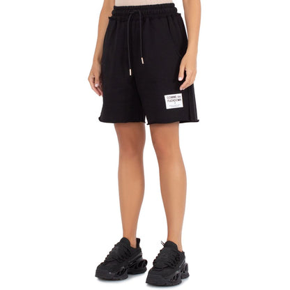 Comme Des Fuckdown – Schwarze Baumwollshorts