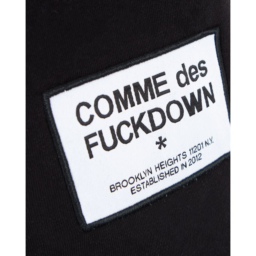 Comme Des Fuckdown – Schwarze Baumwollshorts