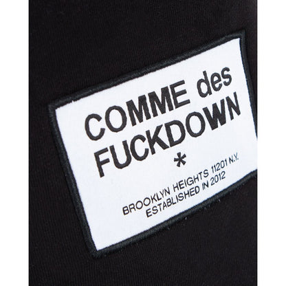 Comme Des Fuckdown – Schwarze Baumwollshorts