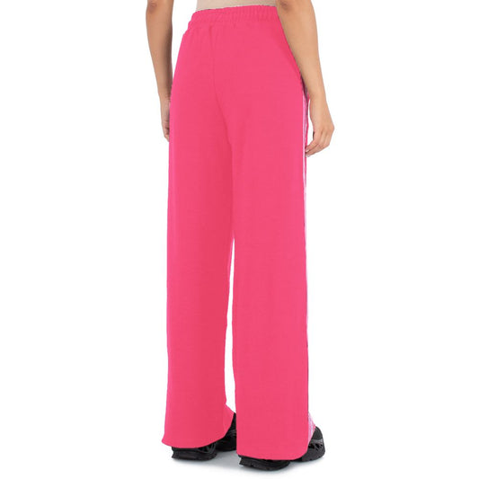 Comme Des Fuckdown Rosa Palazzo-Hose aus Baumwolle für Damen