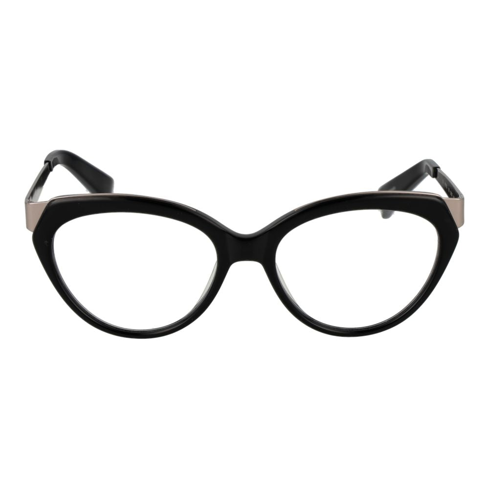 Yohji Yamamoto Schwarze Acetat-Brille (Gestell)