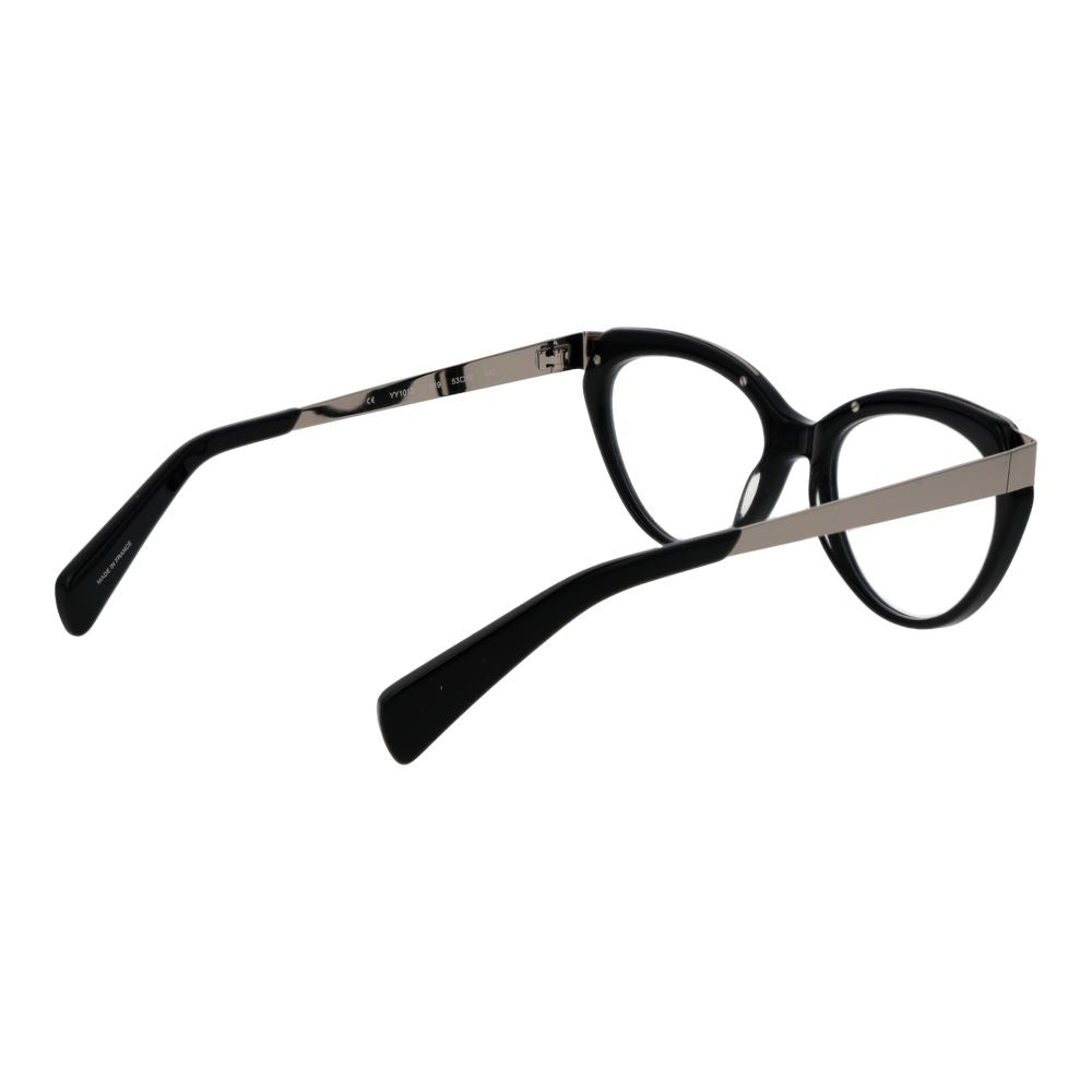 Yohji Yamamoto Schwarze Acetat-Brille (Gestell)