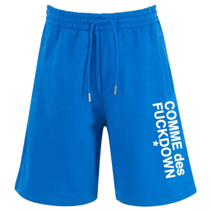 Comme Des Fuckdown – Blaue Baumwollshorts