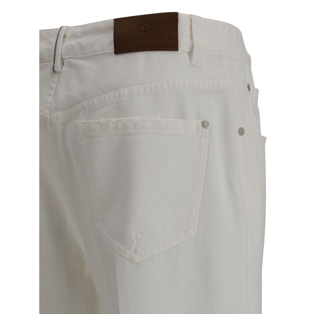 Gerade Jeans von Brunello Cucinelli