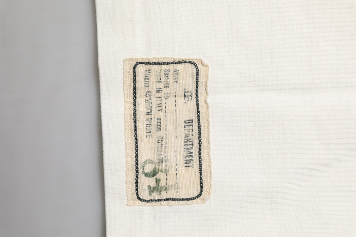 Dolce &amp; Gabbana Weißes Love Peace Baumwoll-T-Shirt für Herren mit Rundhalsausschnitt