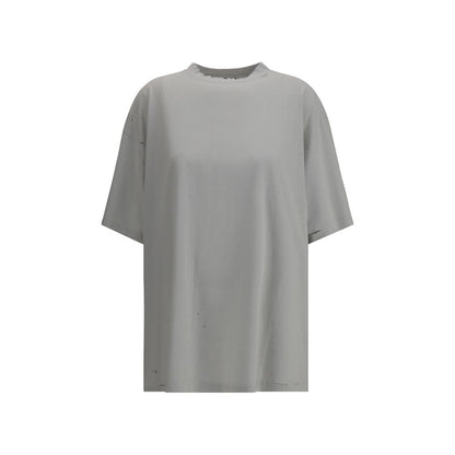 Balenciaga Graues Baumwoll-T-Shirt