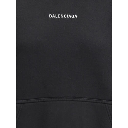 Balenciaga Black Cotton Sweatshirt