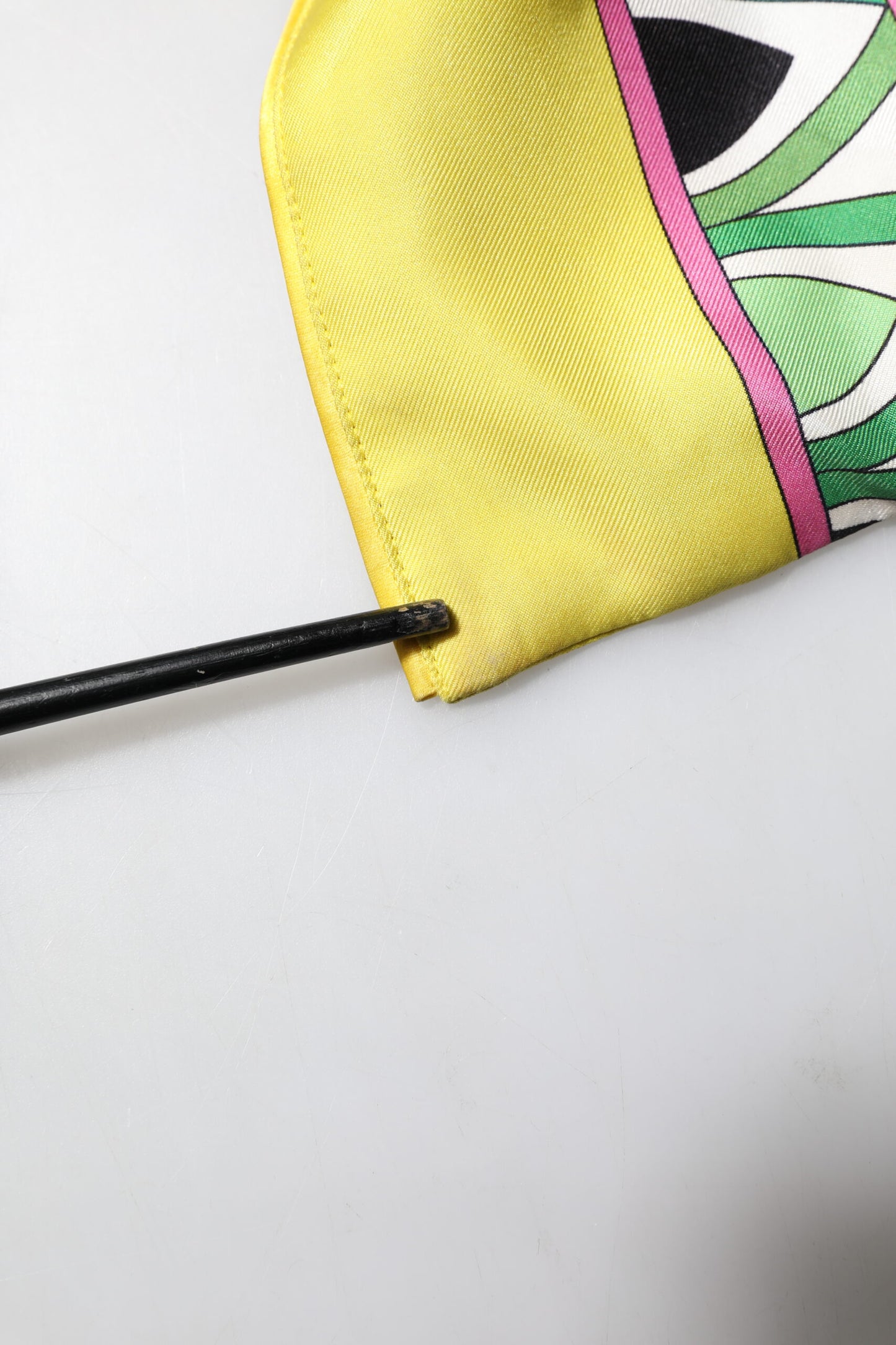 Dolce &amp; Gabbana – Blauer Wickelmantel aus Seide mit Blumenmuster und langen Ärmeln