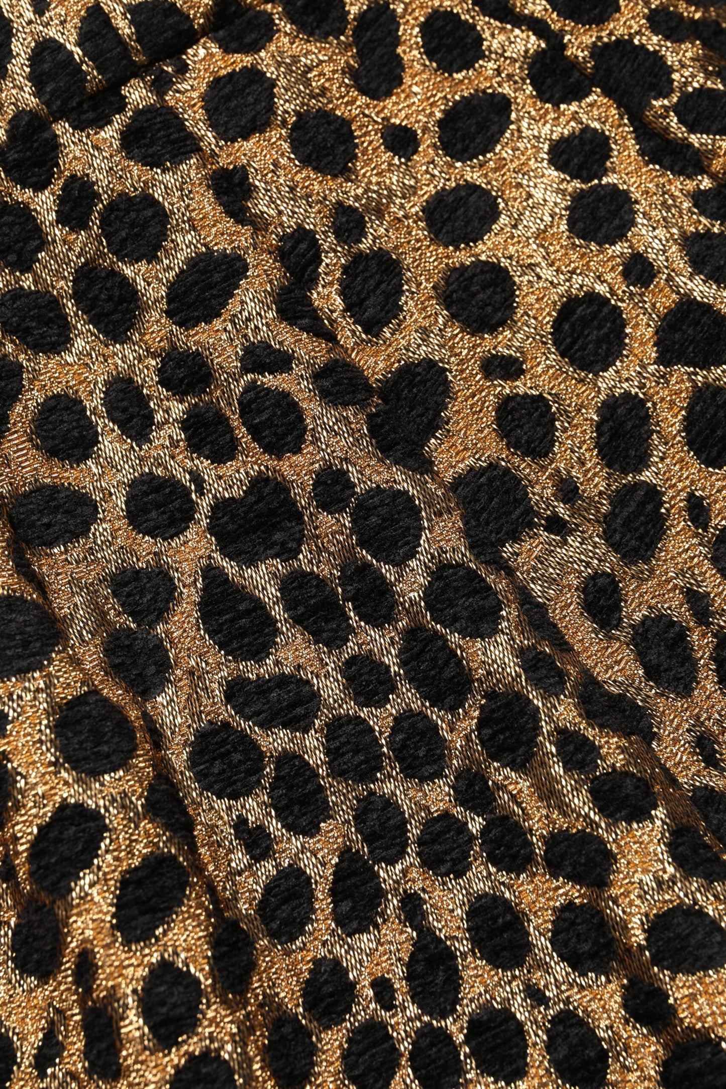 Dolce &amp; Gabbana – Braune Hotpants-Shorts mit Leopardenmuster und hoher Taille