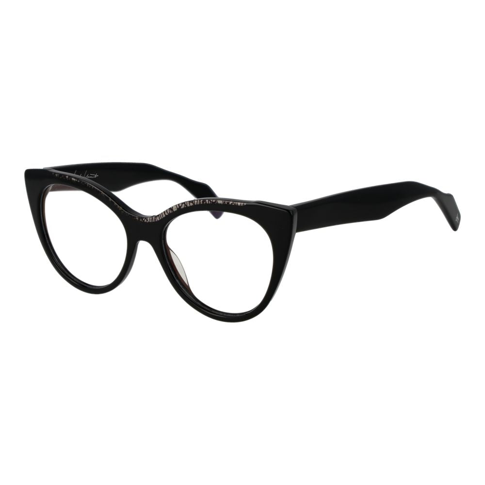 Yohji Yamamoto Schwarze Damen-Brillenfassung