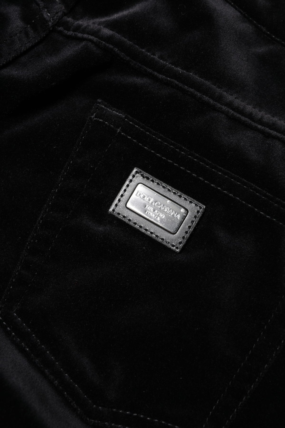 Dolce &amp; Gabbana – Schwarze Skinny-Capri-Cropped-Jeans aus Baumwolle