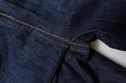 Dolce &amp; Gabbana, Blaue GRACE Skinny-Jeans mit hoher Taille