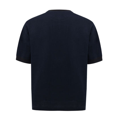 Dunhill – Blaues Baumwoll-T-Shirt