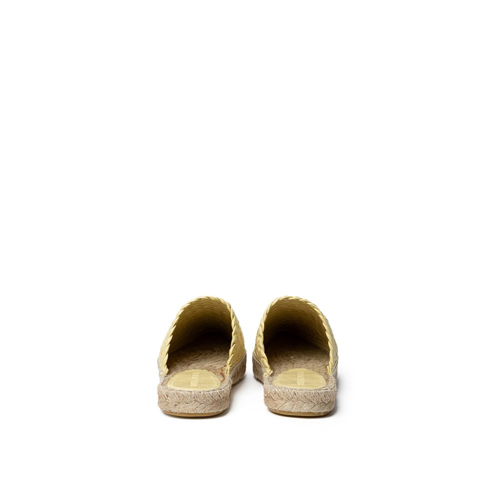 Bottega Veneta Gelbe Leder-Espadrilles