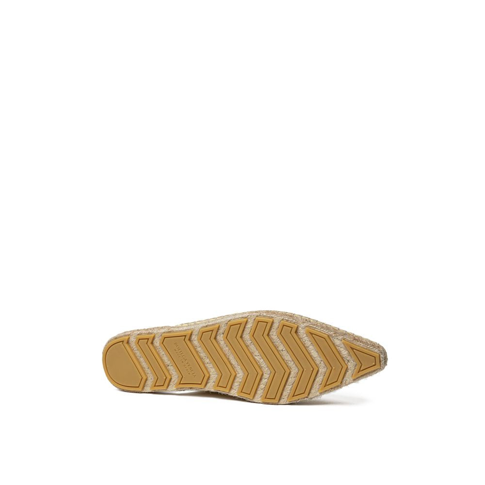 Bottega Veneta Gelbe Leder-Espadrilles