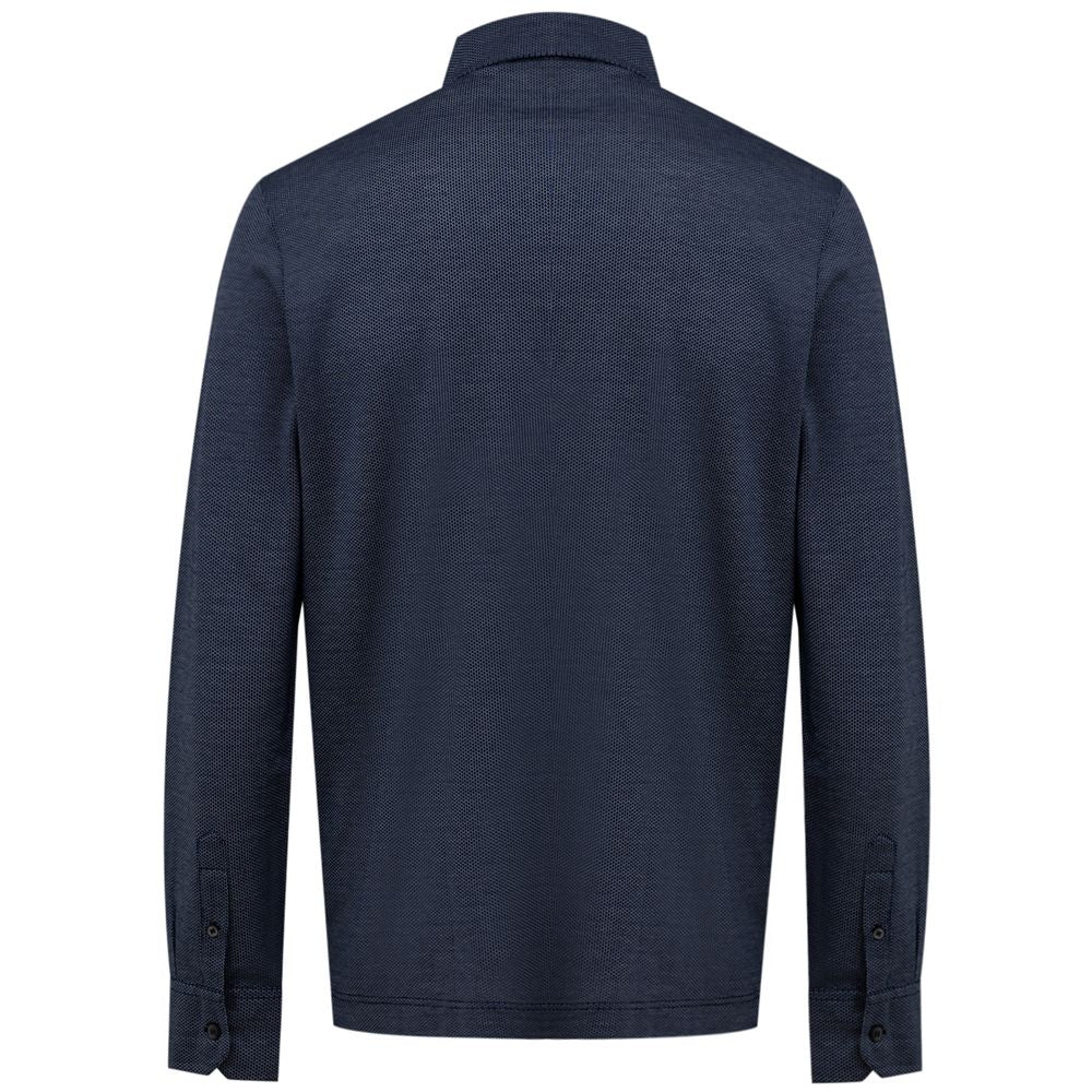 Blaues Baumwollhemd von Canali