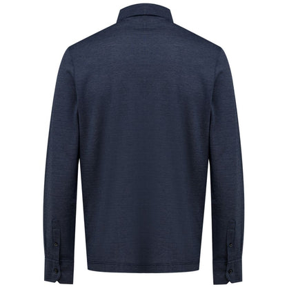 Blaues Baumwollhemd von Canali