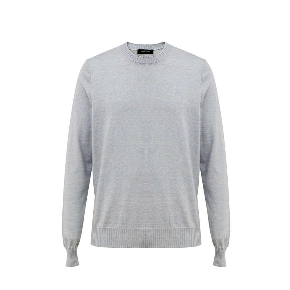 Gran Sasso Blue Cotton Sweatshirt