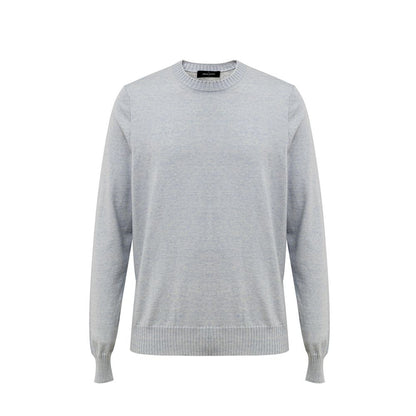 Gran Sasso Blue Cotton Sweatshirt