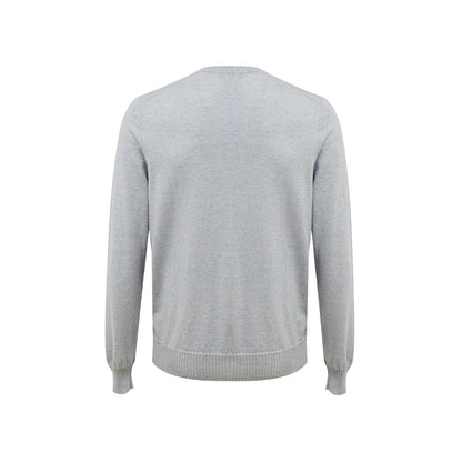 Gran Sasso Blue Cotton Sweatshirt