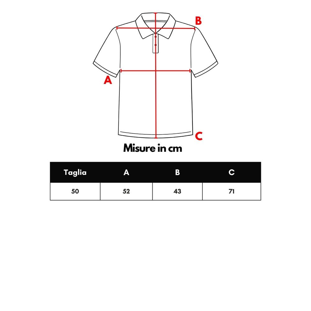 Gran Sasso Poloshirt aus blauer Baumwolle