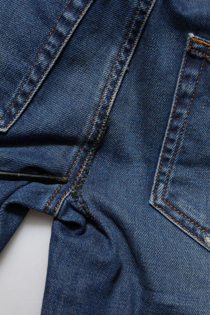 Dolce &amp; Gabbana – Blaue Skinny-Jeans aus Baumwolle mit niedriger Taille 