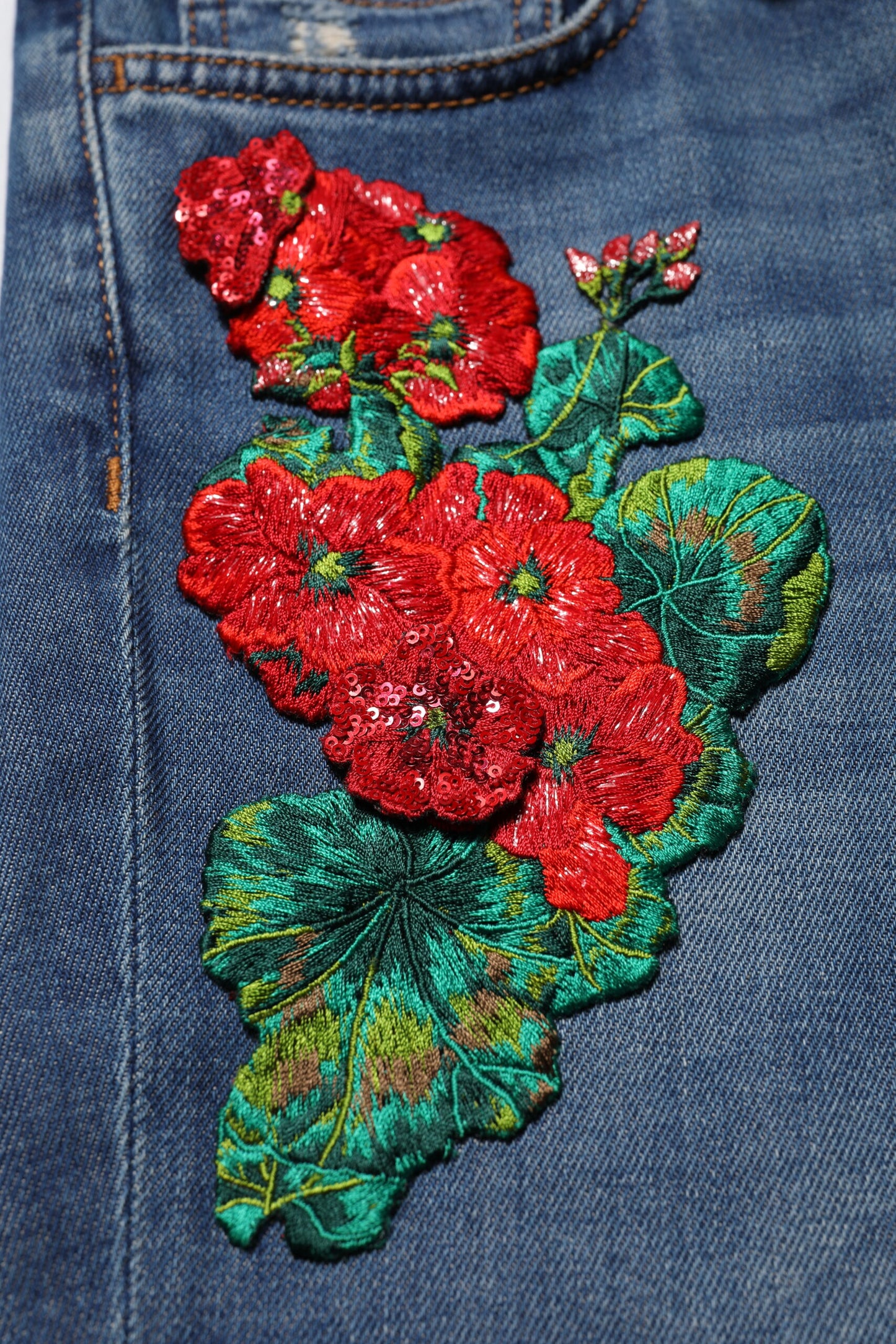 Dolce &amp; Gabbana – Blaue Skinny-Jeans aus Baumwolle mit niedriger Taille 