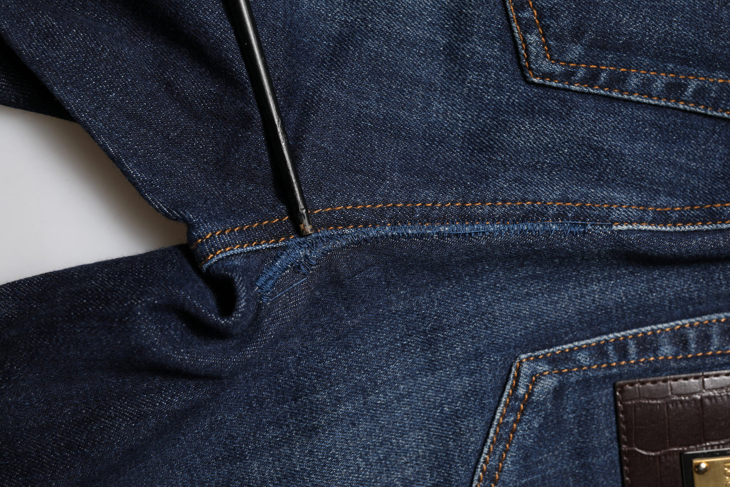 Dolce &amp; Gabbana, Blaue GRACE Skinny-Jeans mit hoher Taille 